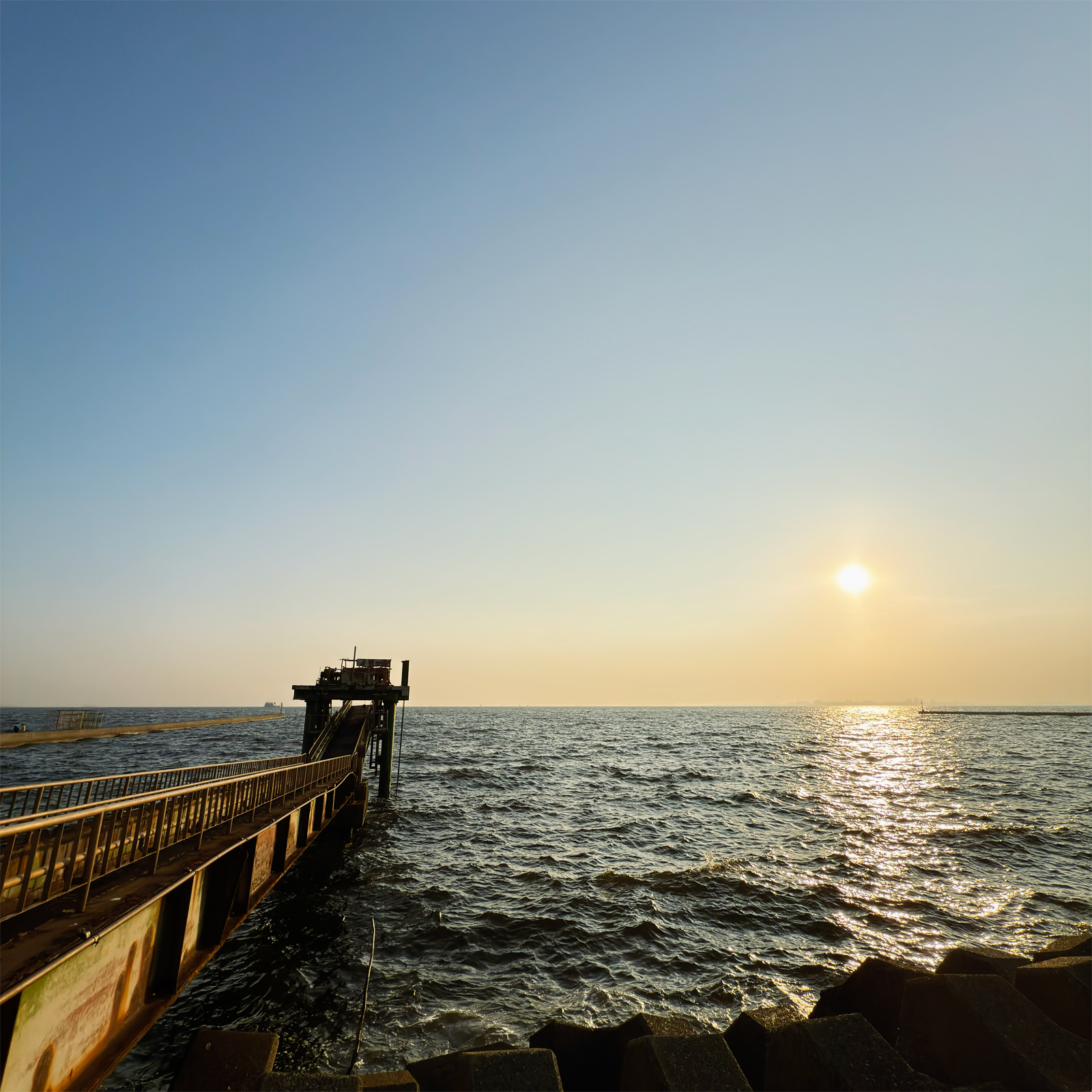 zozoマリンスタジアムの海